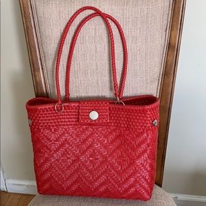 BeachTote Bag Red NWOT